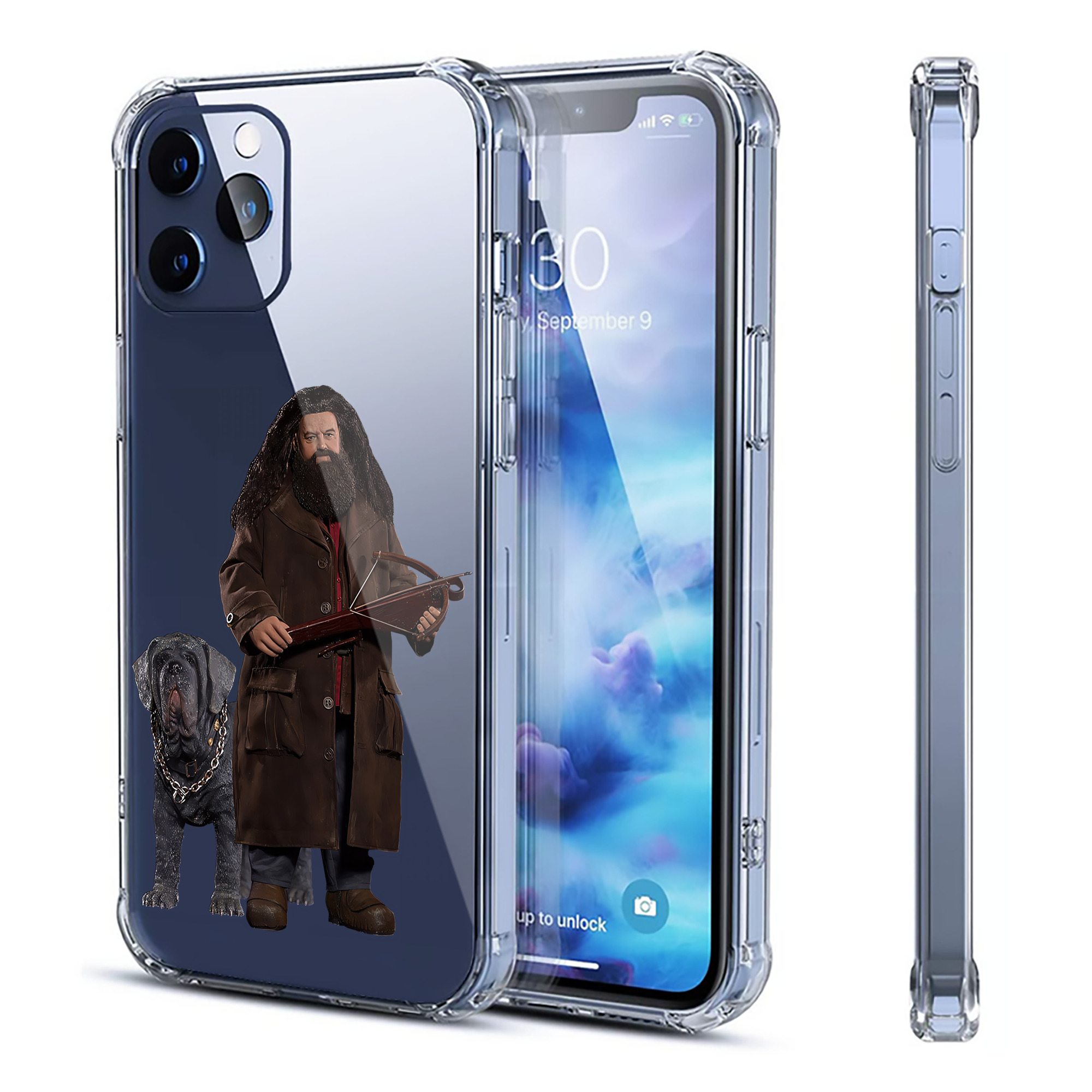 （画像用） Harry Potter ハリー・ポッターシリーズ 【iPhone 12シリーズ対応】透明スマホケース（クリアソフトケース）
